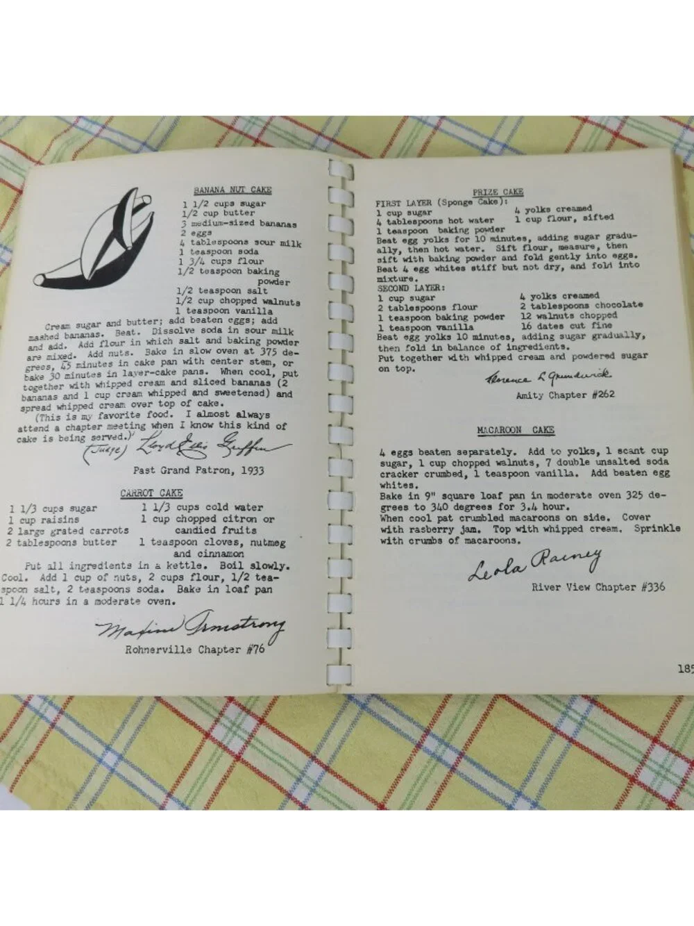 Food From the Stars Helen Bell de Beers Assoc Eastern Star Cook Book 1951